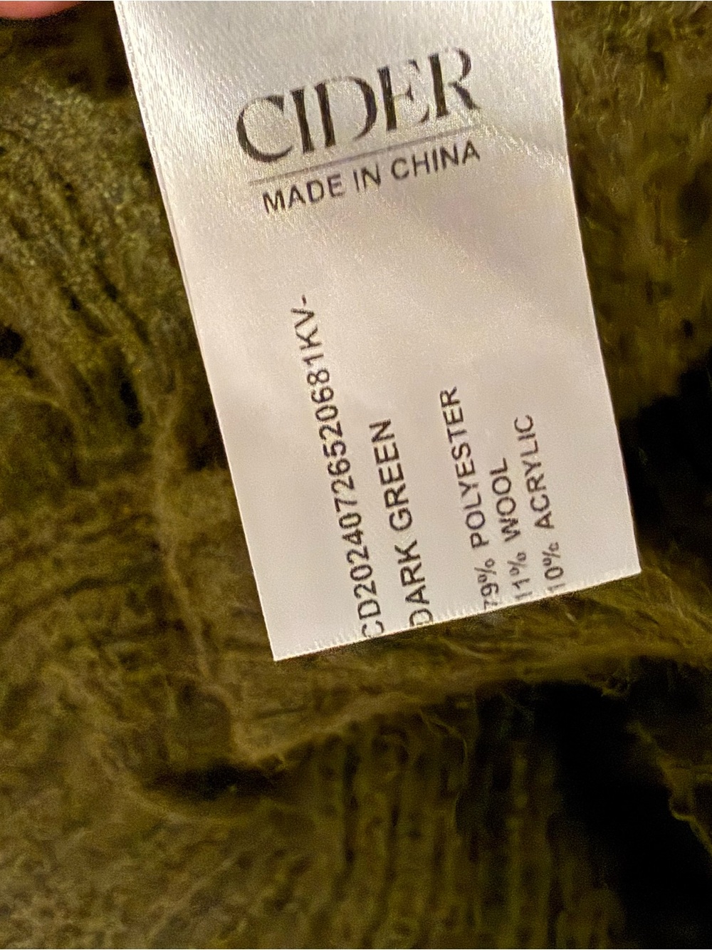 WOOL-BLEND CABLE KNIT ROUND NECKLINE RIPPED LONG VEST - Picture 8 of 10